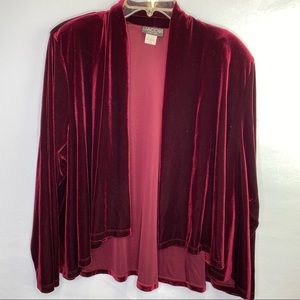 ***Voluminous Velvet Jacobi Jacket L***